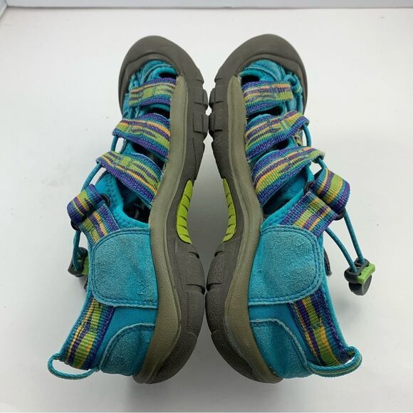Keen Newport H2 Blue Stripe Hook & Loop Sports Hiking Sandal Kids Size US 3 - Picture 6 of 8